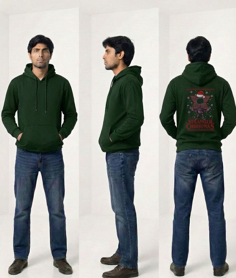 STRANGER CHRISTMAS || The "Demogorgon Sleighs" Hoodie ||